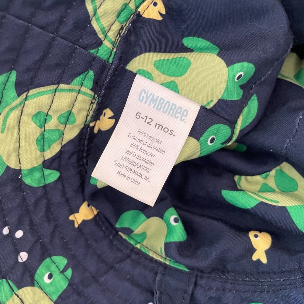 Gymboree & Wonder Nation Baby Bay Hat & Romper Bundle - Picture 4 of 4